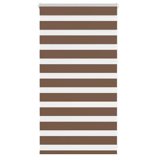 Jaluzea tip zebra maro lățime țesătură 85,9 cm poliester - WALTI WALTI