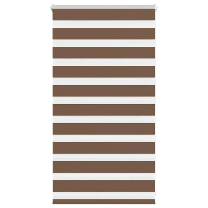 Jaluzea tip zebra maro lățime țesătură 85,9 cm poliester - WALTI WALTI