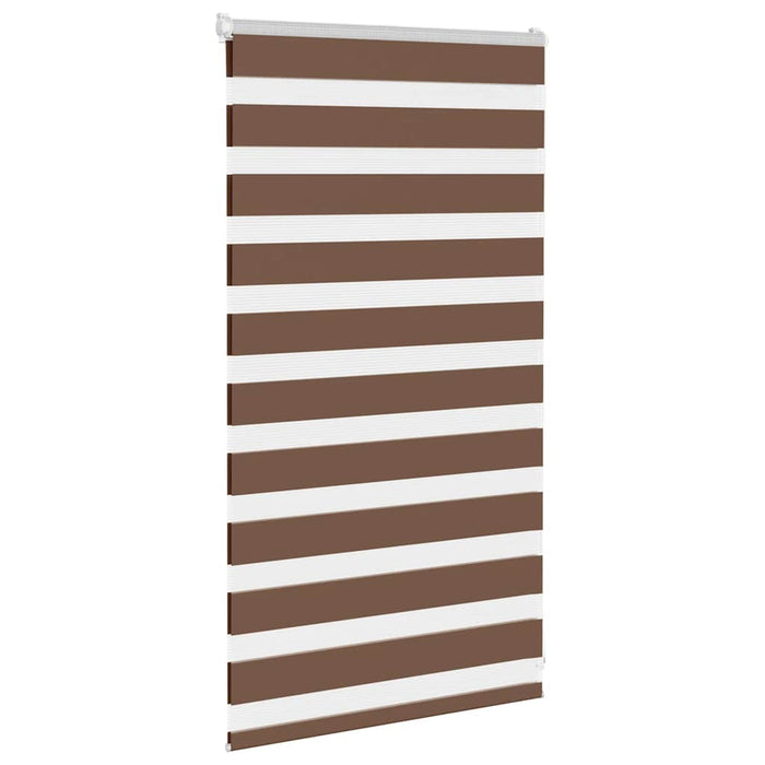 Jaluzea tip zebra maro lățime țesătură 85,9 cm poliester - WALTI WALTI