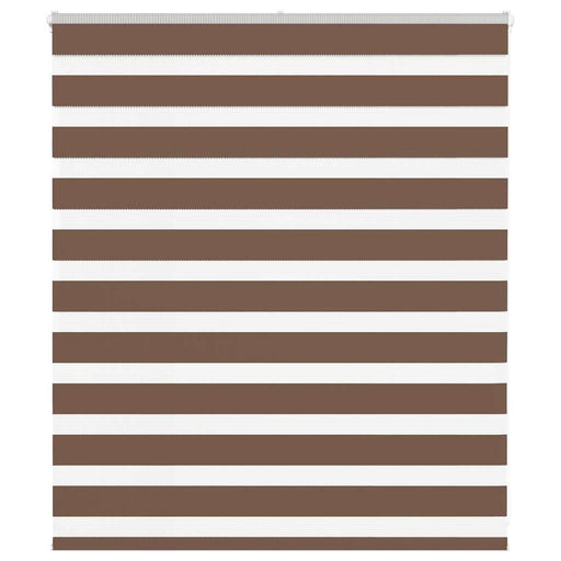 Jaluzea tip zebra maro lățime țesătură 115,9 cm poliester - WALTI WALTI