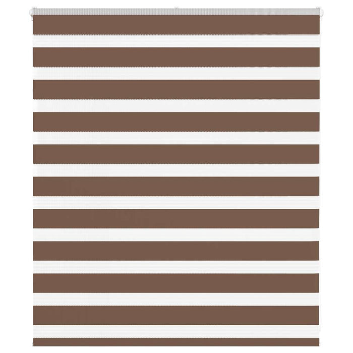 Jaluzea tip zebra maro lățime țesătură 115,9 cm poliester - WALTI WALTI