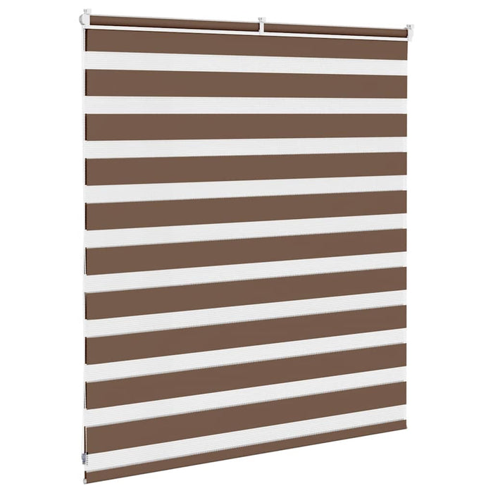 Jaluzea tip zebra maro lățime țesătură 115,9 cm poliester - WALTI WALTI