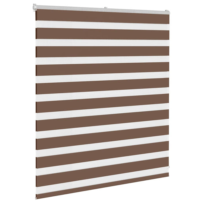 Jaluzea tip zebra maro lățime țesătură 120,9 cm poliester - WALTI WALTI