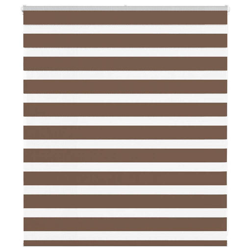 Jaluzea tip zebra maro lățime țesătură 125,9 cm poliester - WALTI WALTI