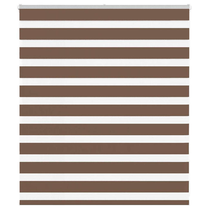Jaluzea tip zebra maro lățime țesătură 125,9 cm poliester - WALTI WALTI