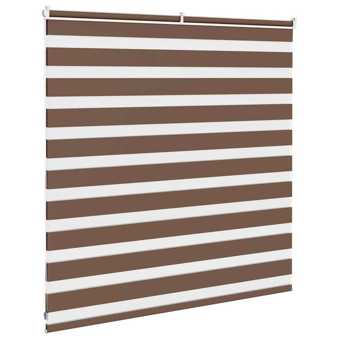 Jaluzea tip zebra maro lățime țesătură 135,9 cm poliester - WALTI WALTI