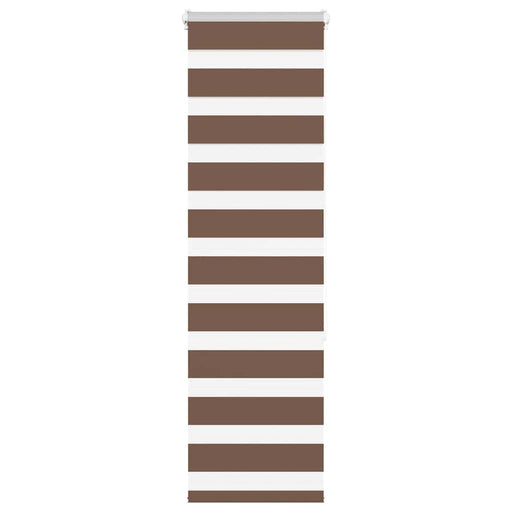 Jaluzea tip zebra maro lățime țesătură 35,9 cm poliester - WALTI WALTI