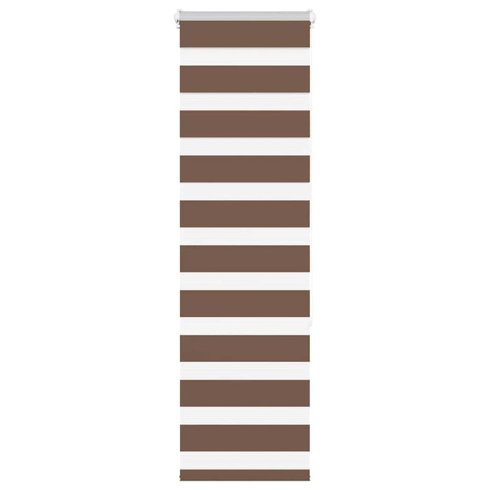 Jaluzea tip zebra maro lățime țesătură 35,9 cm poliester - WALTI WALTI