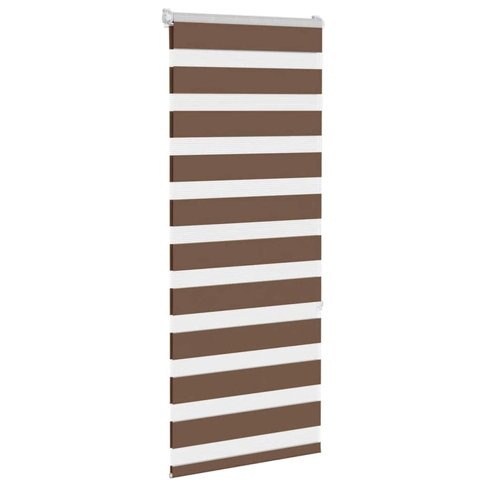 Jaluzea tip zebra maro lățime țesătură 50,9 cm poliester - WALTI WALTI