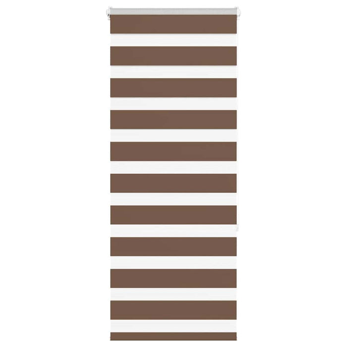 Jaluzea tip zebra maro lățime țesătură 60,9 cm poliester - WALTI WALTI