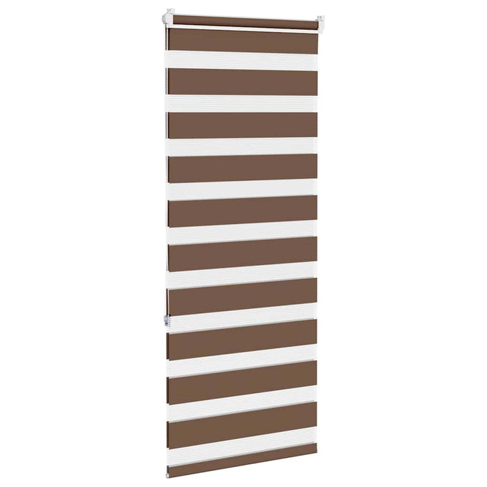 Jaluzea tip zebra maro lățime țesătură 60,9 cm poliester - WALTI WALTI
