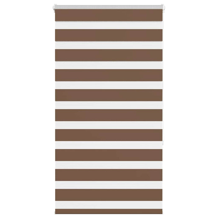 Jaluzea tip zebra maro lățime țesătură 85,9 cm poliester - WALTI WALTI