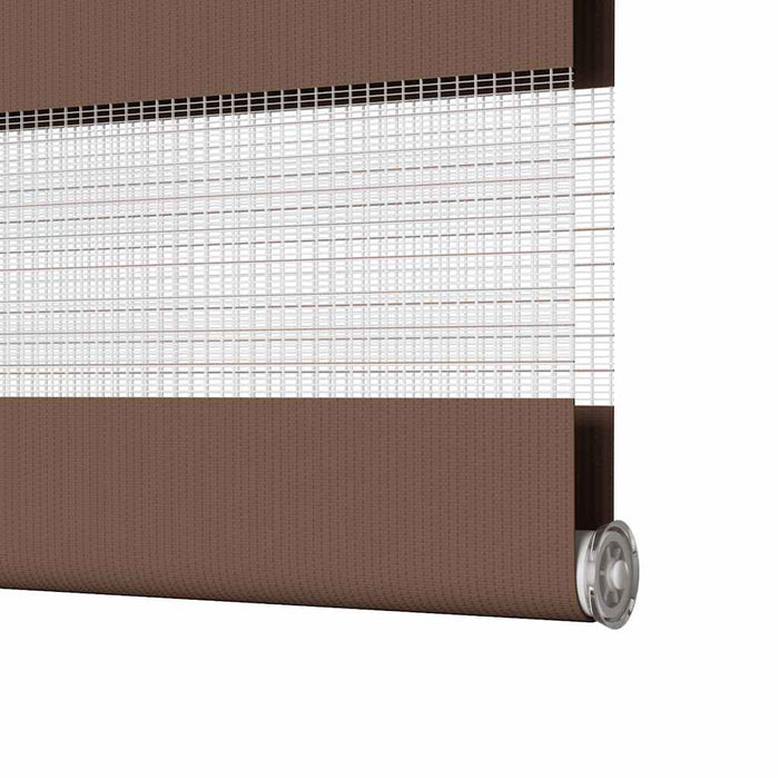 Jaluzea tip zebra maro lățime țesătură 85,9 cm poliester - WALTI WALTI