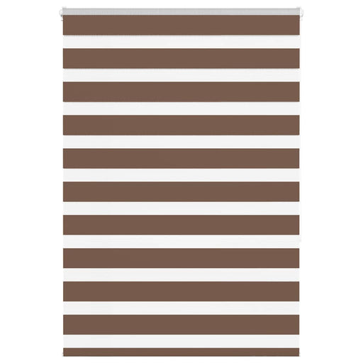 Jaluzea tip zebra maro lățime țesătură 100,9 cm poliester - WALTI WALTI