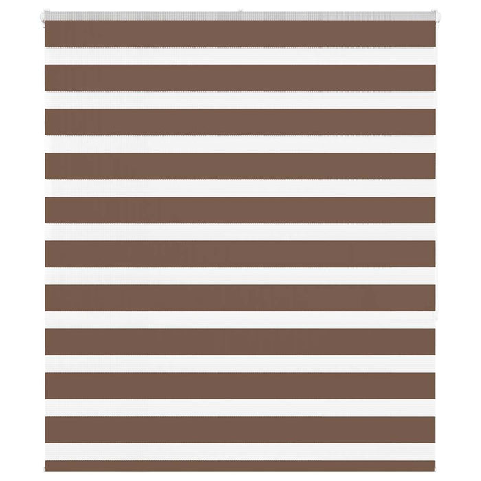 Jaluzea tip zebra maro lățime țesătură 115,9 cm poliester - WALTI WALTI