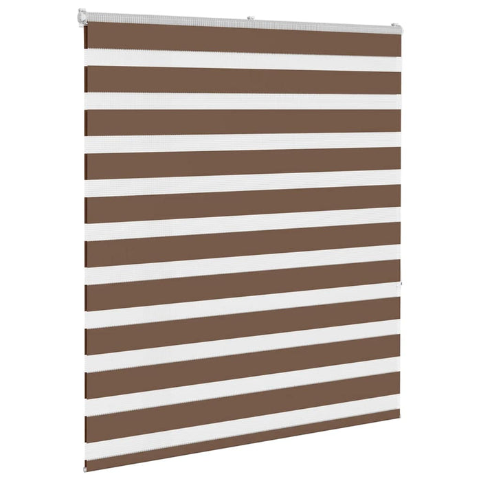 Jaluzea tip zebra maro lățime țesătură 115,9 cm poliester - WALTI WALTI