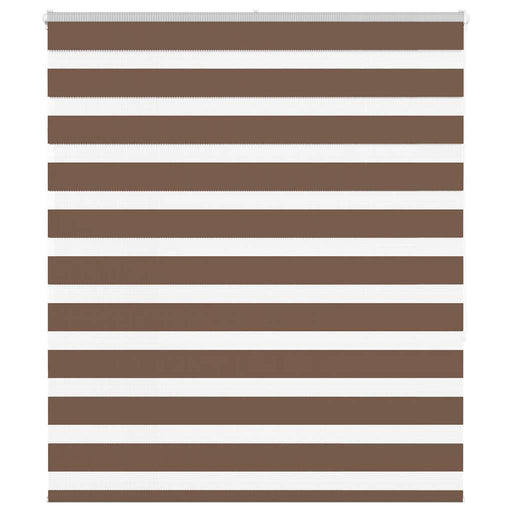 Jaluzea tip zebra maro lățime țesătură 120,9 cm poliester - WALTI WALTI