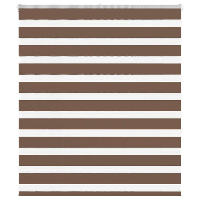 Jaluzea tip zebra maro lățime țesătură 120,9 cm poliester - WALTI WALTI
