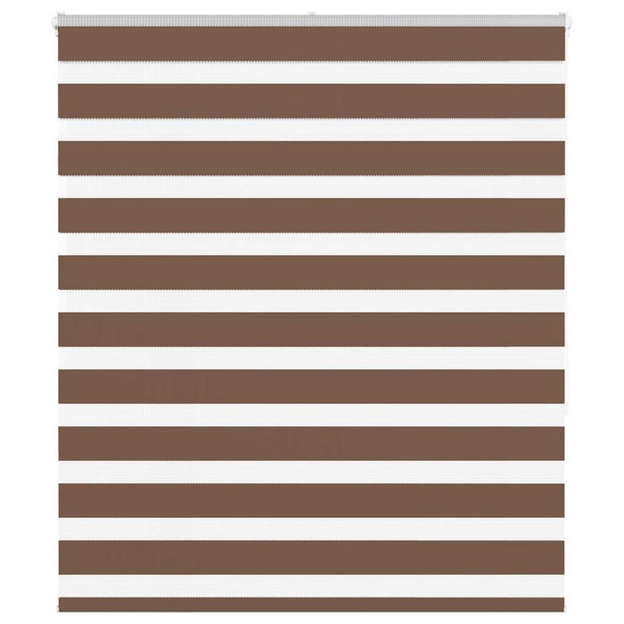 Jaluzea tip zebra maro lățime țesătură 130,9 cm poliester - WALTI WALTI