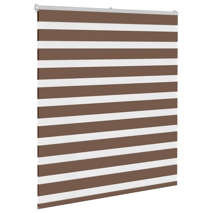Jaluzea tip zebra maro lățime țesătură 130,9 cm poliester - WALTI WALTI