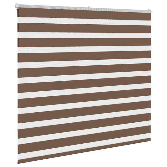Jaluzea tip zebra maro lățime țesătură 155,9 cm poliester - WALTI WALTI