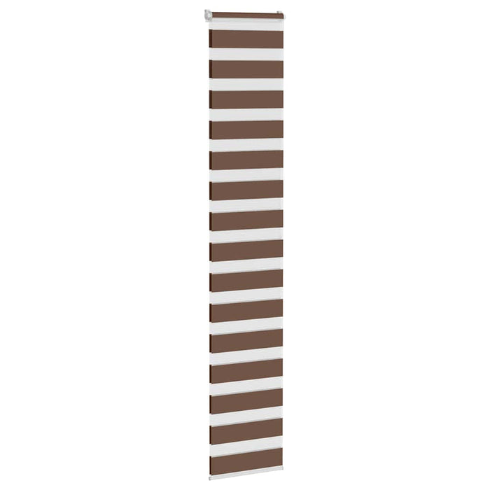 Jaluzea tip zebra maro lățime țesătură 45,9 cm poliester - WALTI WALTI