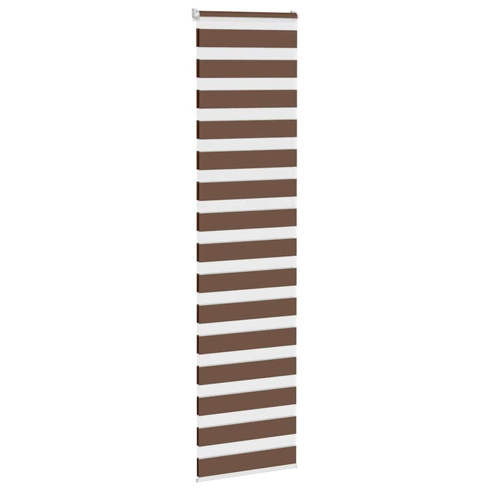 Jaluzea tip zebra maro lățime țesătură 60,9 cm poliester - WALTI WALTI