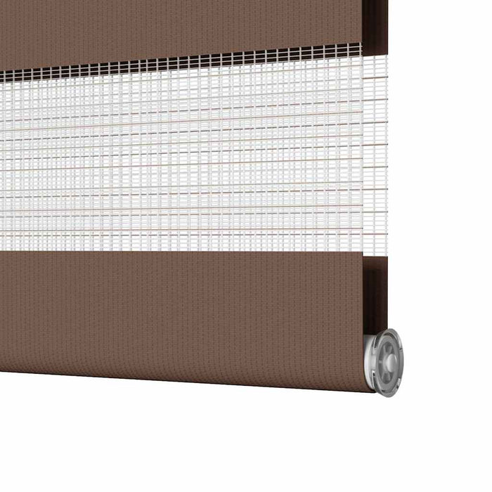 Jaluzea tip zebra maro lățime țesătură 65,9 cm poliester - WALTI WALTI