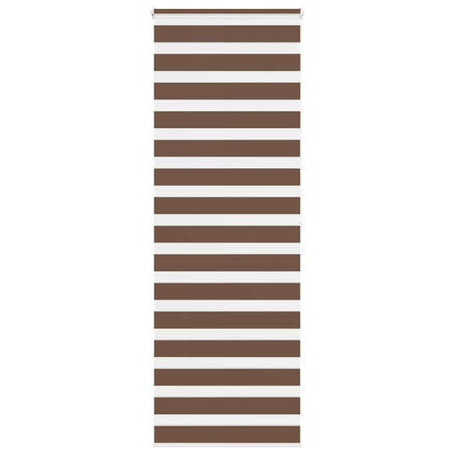 Jaluzea tip zebra maro lățime țesătură 70,9 cm poliester - WALTI WALTI