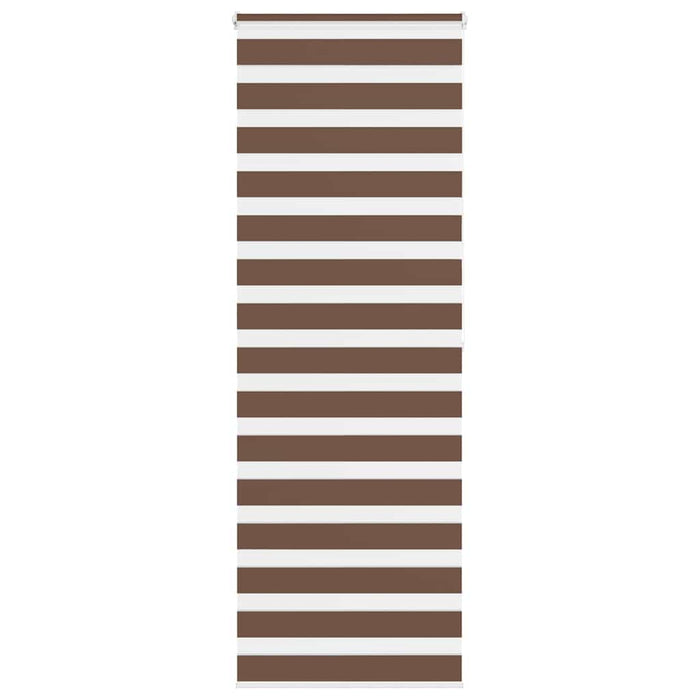 Jaluzea tip zebra maro lățime țesătură 75,9 cm poliester - WALTI WALTI
