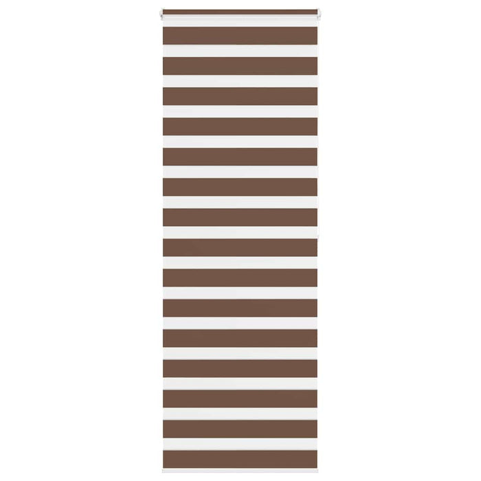 Jaluzea tip zebra maro lățime țesătură 80,9 cm poliester - WALTI WALTI