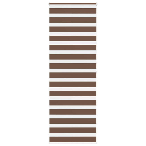 Jaluzea tip zebra maro lățime țesătură 85,9 cm poliester - WALTI WALTI