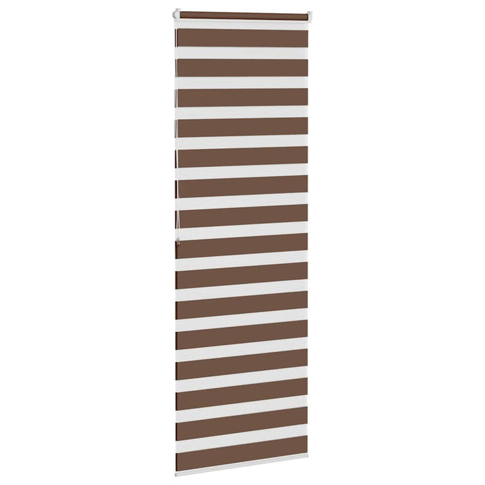 Jaluzea tip zebra maro lățime țesătură 85,9 cm poliester - WALTI WALTI