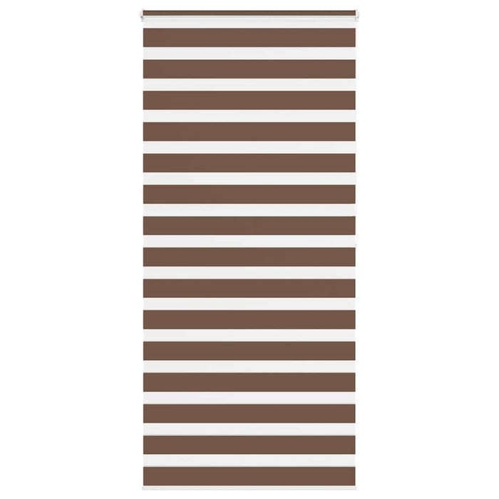 Jaluzea tip zebra maro lățime țesătură 100,9 cm poliester - WALTI WALTI