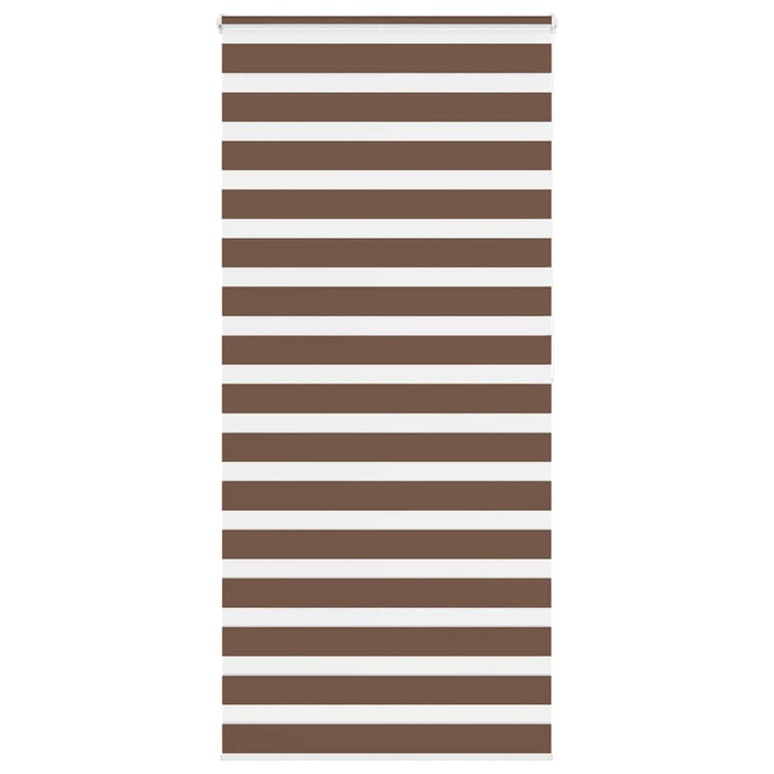 Jaluzea tip zebra maro lățime țesătură 105,9 cm poliester - WALTI WALTI