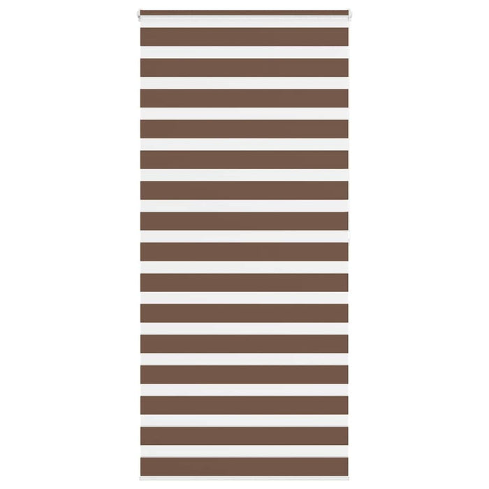 Jaluzea tip zebra maro lățime țesătură 110,9 cm poliester - WALTI WALTI