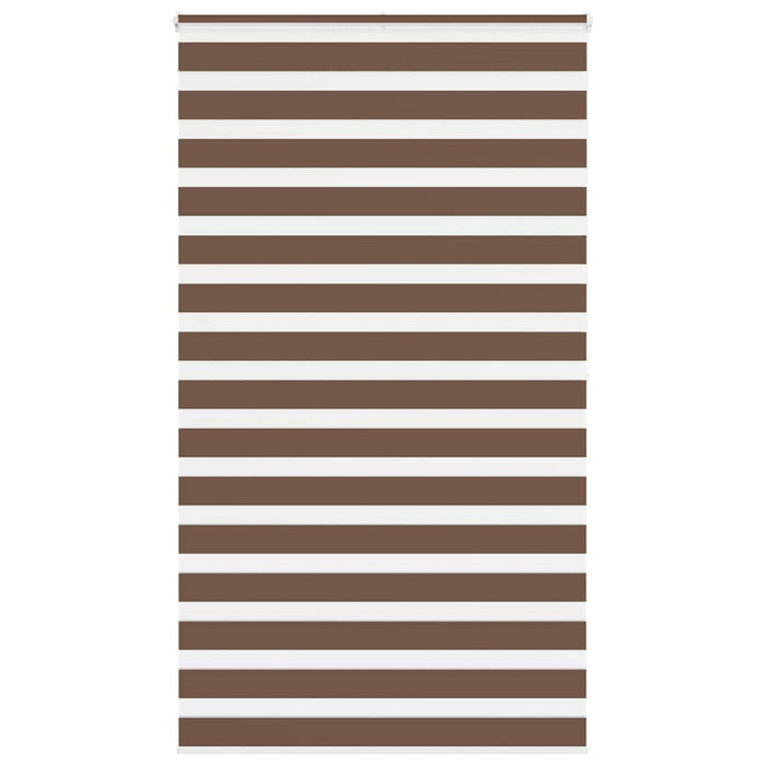Jaluzea tip zebra maro lățime țesătură 125,9 cm poliester - WALTI WALTI