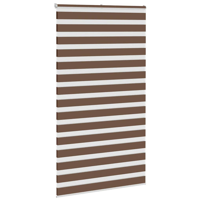 Jaluzea tip zebra maro lățime țesătură 125,9 cm poliester - WALTI WALTI