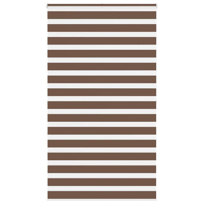 Jaluzea tip zebra maro lățime țesătură 130,9 cm poliester - WALTI WALTI