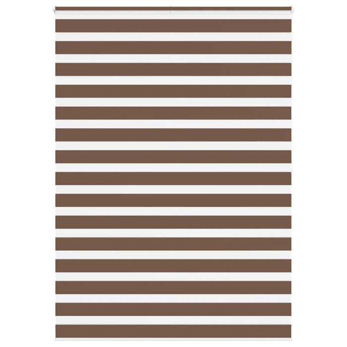 Jaluzea tip zebra maro lățime țesătură 150,9 cm poliester - WALTI WALTI
