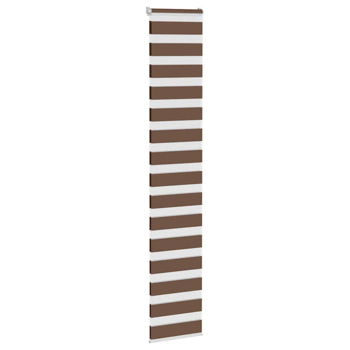 Jaluzea tip zebra maro lățime țesătură 35,9 cm poliester - WALTI WALTI