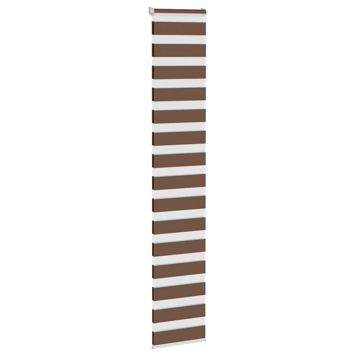 Jaluzea tip zebra maro lățime țesătură 40,9 cm poliester - WALTI WALTI