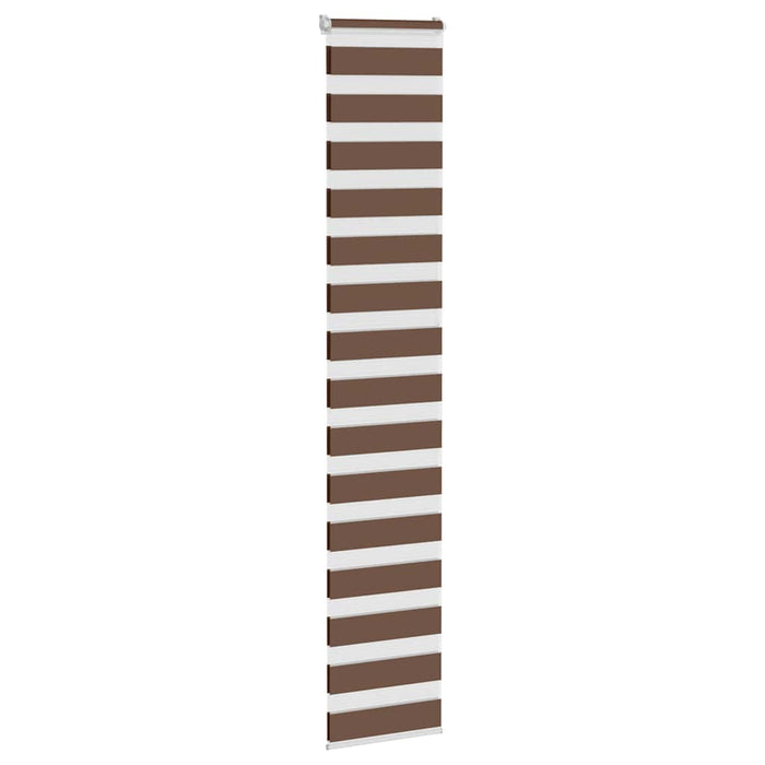Jaluzea tip zebra maro lățime țesătură 45,9 cm poliester - WALTI WALTI