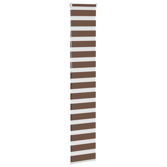 Jaluzea tip zebra maro lățime țesătură 45,9 cm poliester - WALTI WALTI