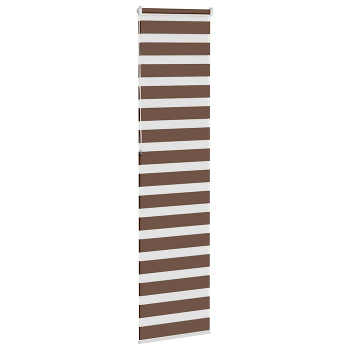 Jaluzea tip zebra maro lățime țesătură 50,9 cm poliester - WALTI WALTI