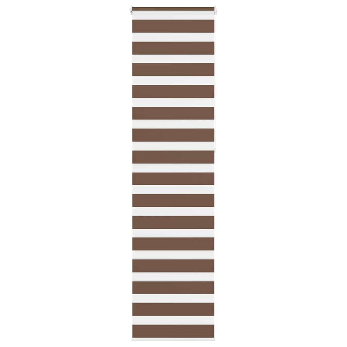 Jaluzea tip zebra maro lățime țesătură 55,9 cm poliester - WALTI WALTI