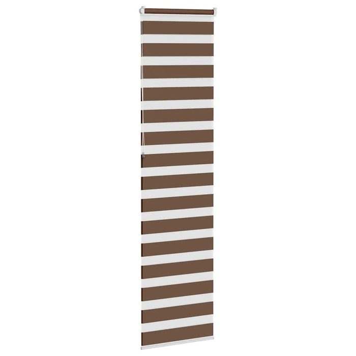 Jaluzea tip zebra maro lățime țesătură 55,9 cm poliester - WALTI WALTI
