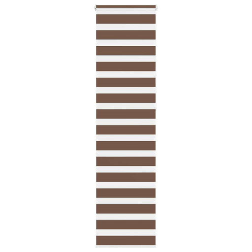 Jaluzea tip zebra maro lățime țesătură 60,9 cm poliester - WALTI WALTI