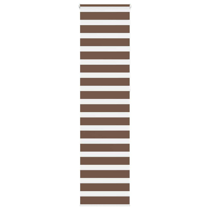 Jaluzea tip zebra maro lățime țesătură 60,9 cm poliester - WALTI WALTI
