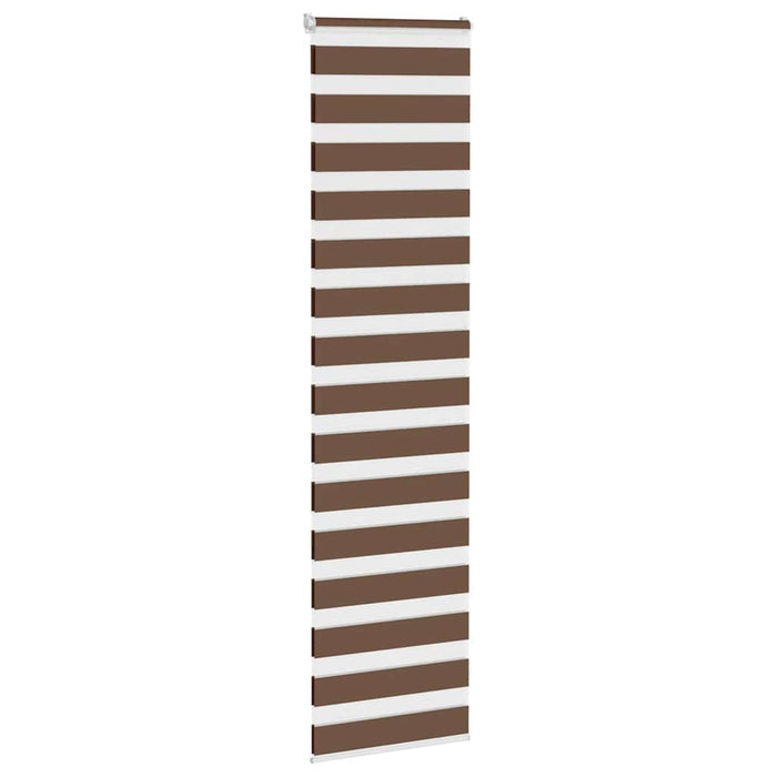 Jaluzea tip zebra maro lățime țesătură 60,9 cm poliester - WALTI WALTI